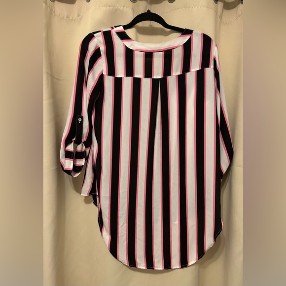 Black And Pink Cato Shirt - Picture 3 of 3